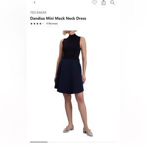 Ted Baker NWT Dandiaa Dress Navy